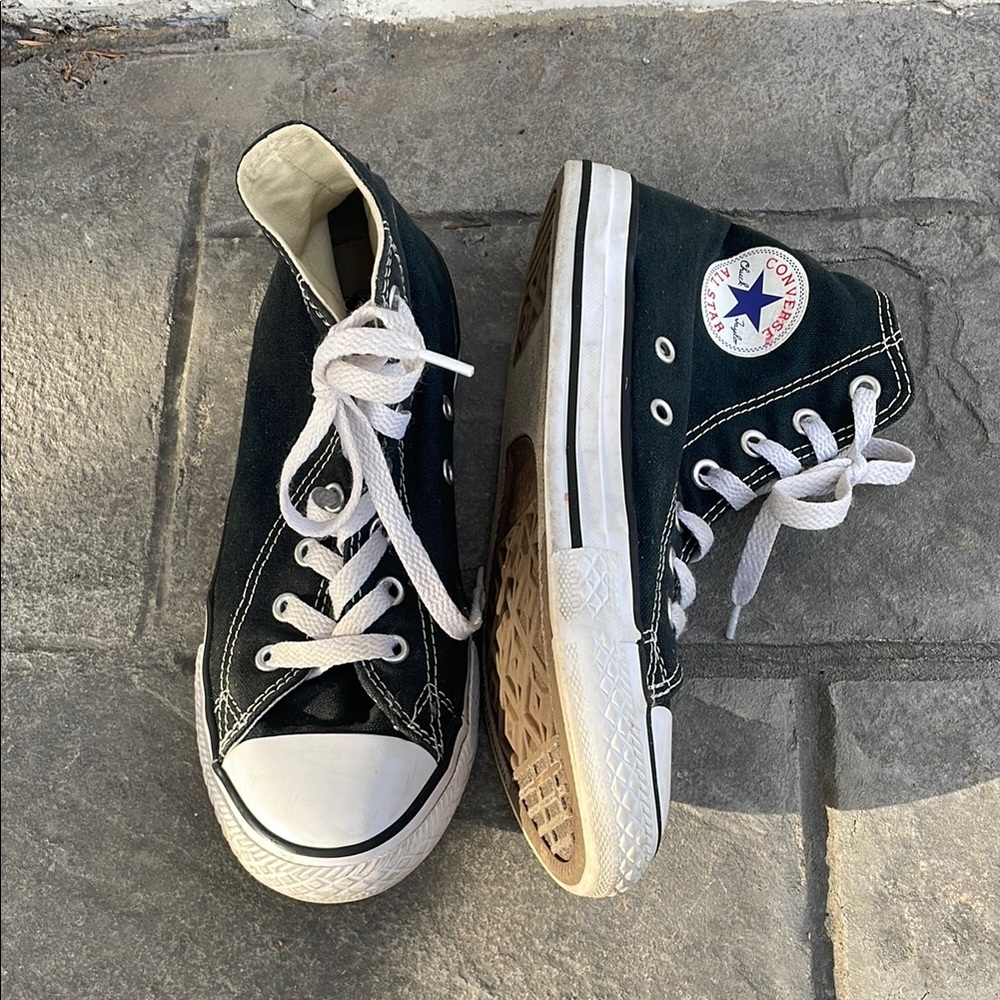 Converse Kids High-Top Sneakers - Black